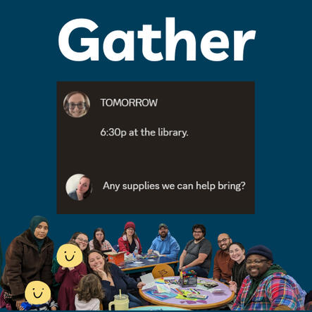 the word "gather"
